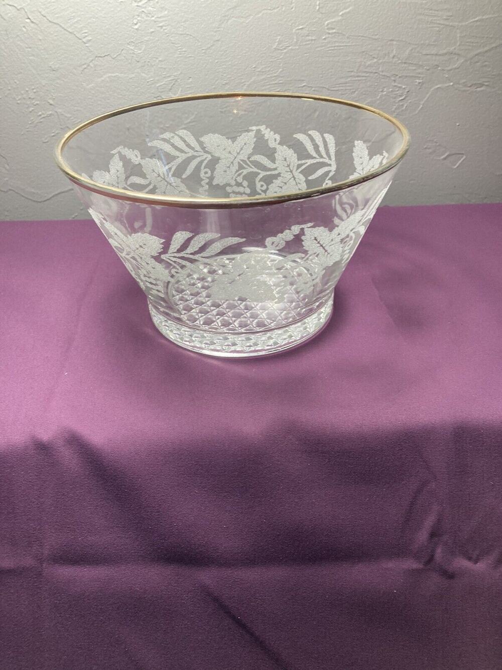 Bartlett Collins embossed Grapevine bowl